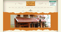 Desktop Screenshot of kovalambeachhotel.com